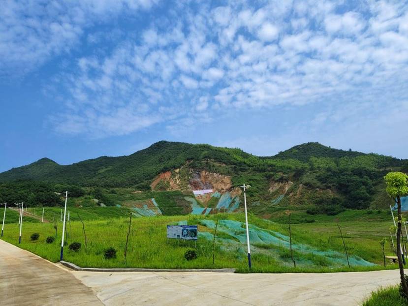 銅山、前山露天采坑復墾項目完成